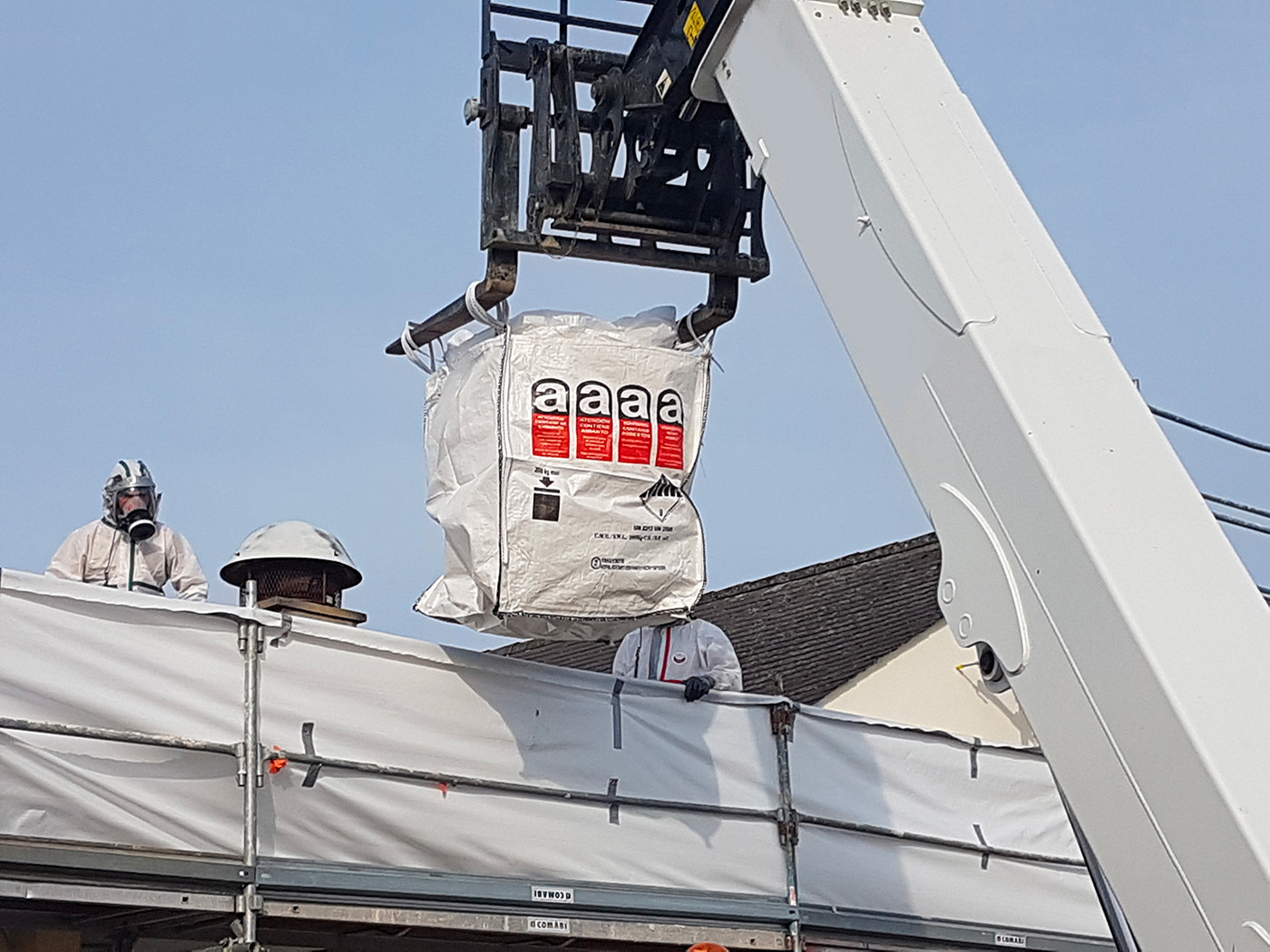 16 - Evacuation déchets amiantés conditionnés