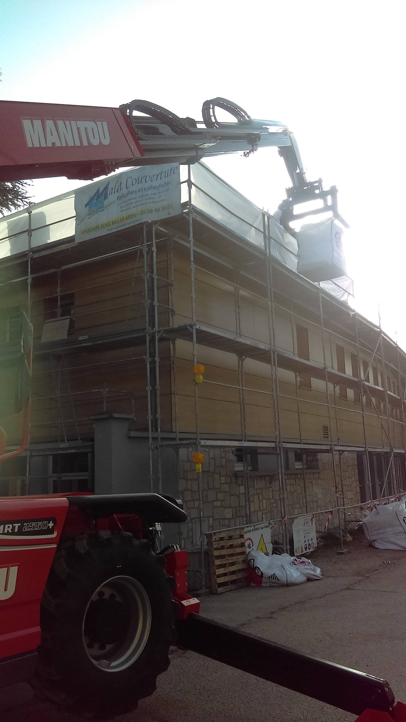 17 Manutention des dechets par engin telescopique